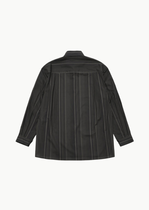 Product » Stripe Square Pocket Oversized Shirts