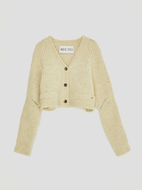 Recycled Organic Blended Cardigan Recto