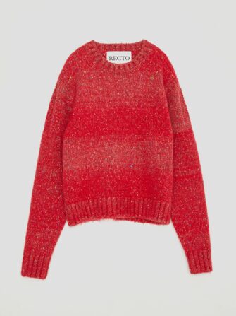 Recycled Organic Crew Neck Chunky Knit Sweater Recto Clothing