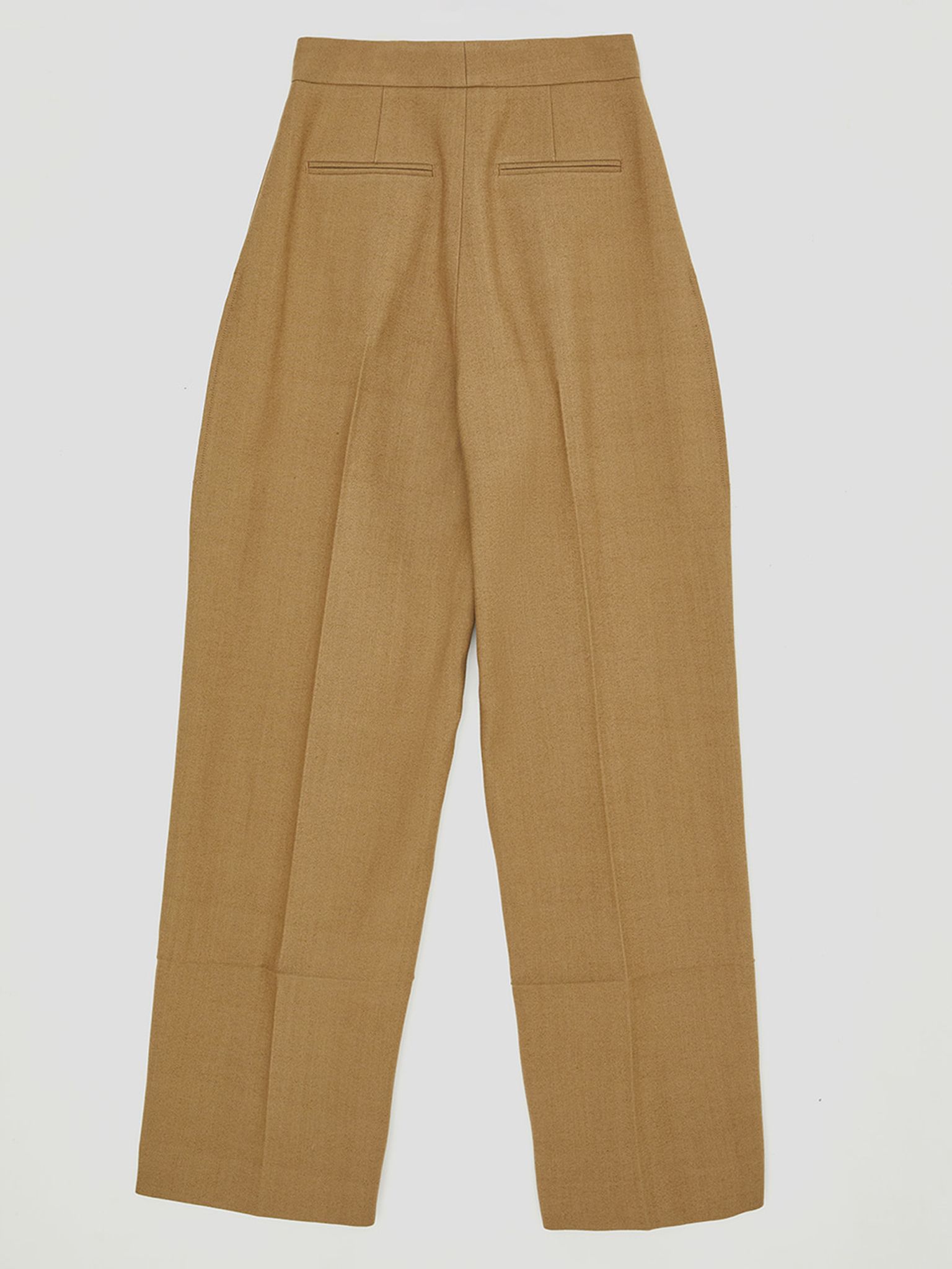 Virgin Wool Cotton Wide Pants Recto Clothing