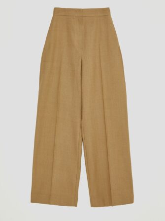 Virgin Wool Cotton Wide Pants Recto Clothing