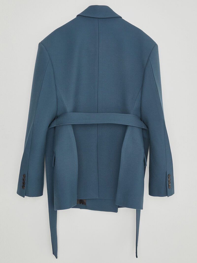 Oversized Hourglass Belted Jacket Recto Clothing